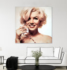 Marilyn Monroe by William Cuccio on GIANT ART - yellow digital painting