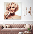 Marilyn Monroe by William Cuccio on GIANT ART - yellow digital painting