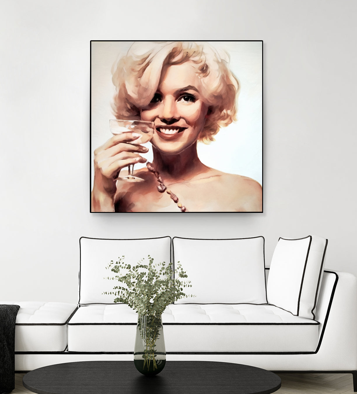 Marilyn Monroe by William Cuccio on GIANT ART - yellow digital painting