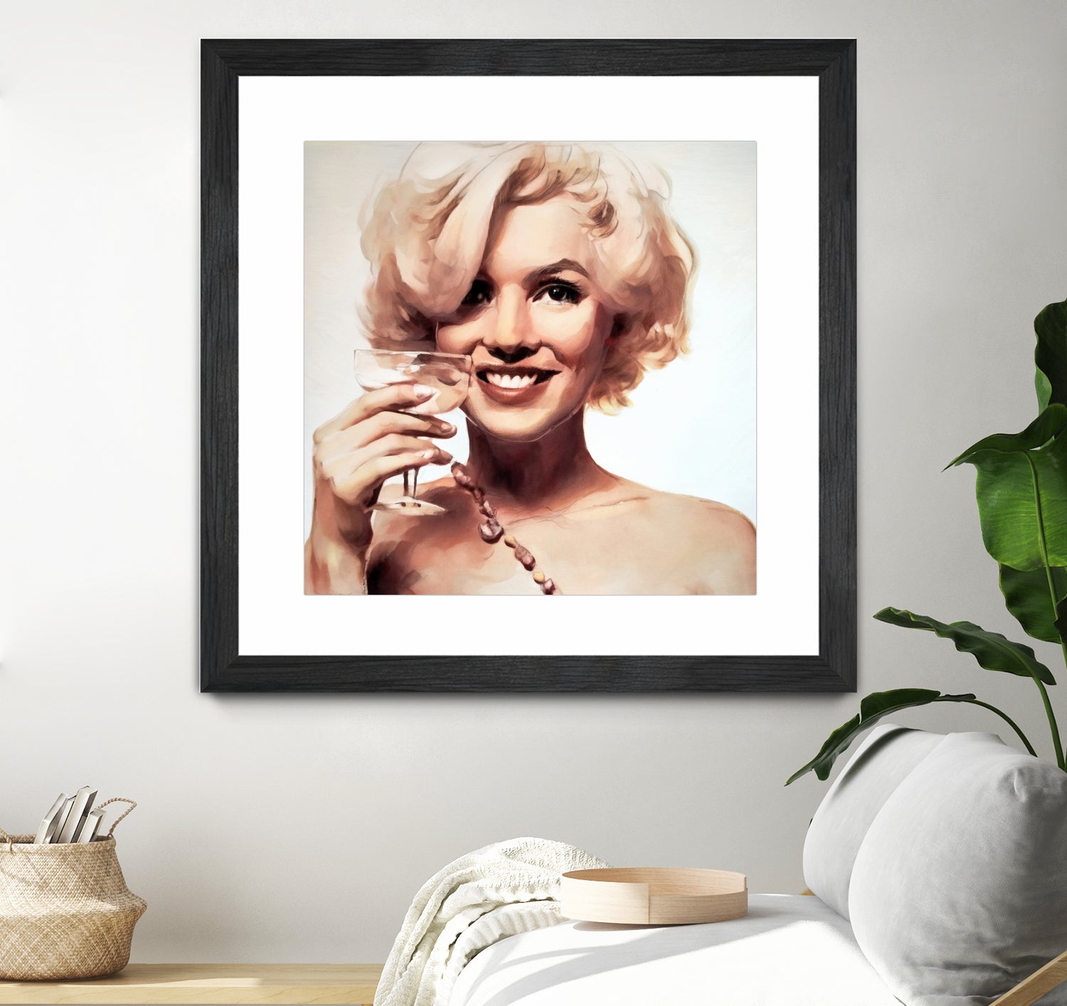 Marilyn Monroe by William Cuccio on GIANT ART - yellow digital painting