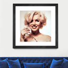 Marilyn Monroe by William Cuccio on GIANT ART - yellow digital painting