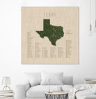 Texas Parks by Finlay McNevin on GIANT ART - green typography