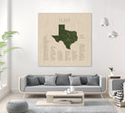 Texas Parks by Finlay McNevin on GIANT ART - green typography