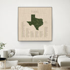 Texas Parks by Finlay McNevin on GIANT ART - green typography