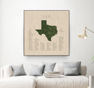 Texas Parks by Finlay McNevin on GIANT ART - green typography