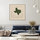 Texas Parks by Finlay McNevin on GIANT ART - green typography