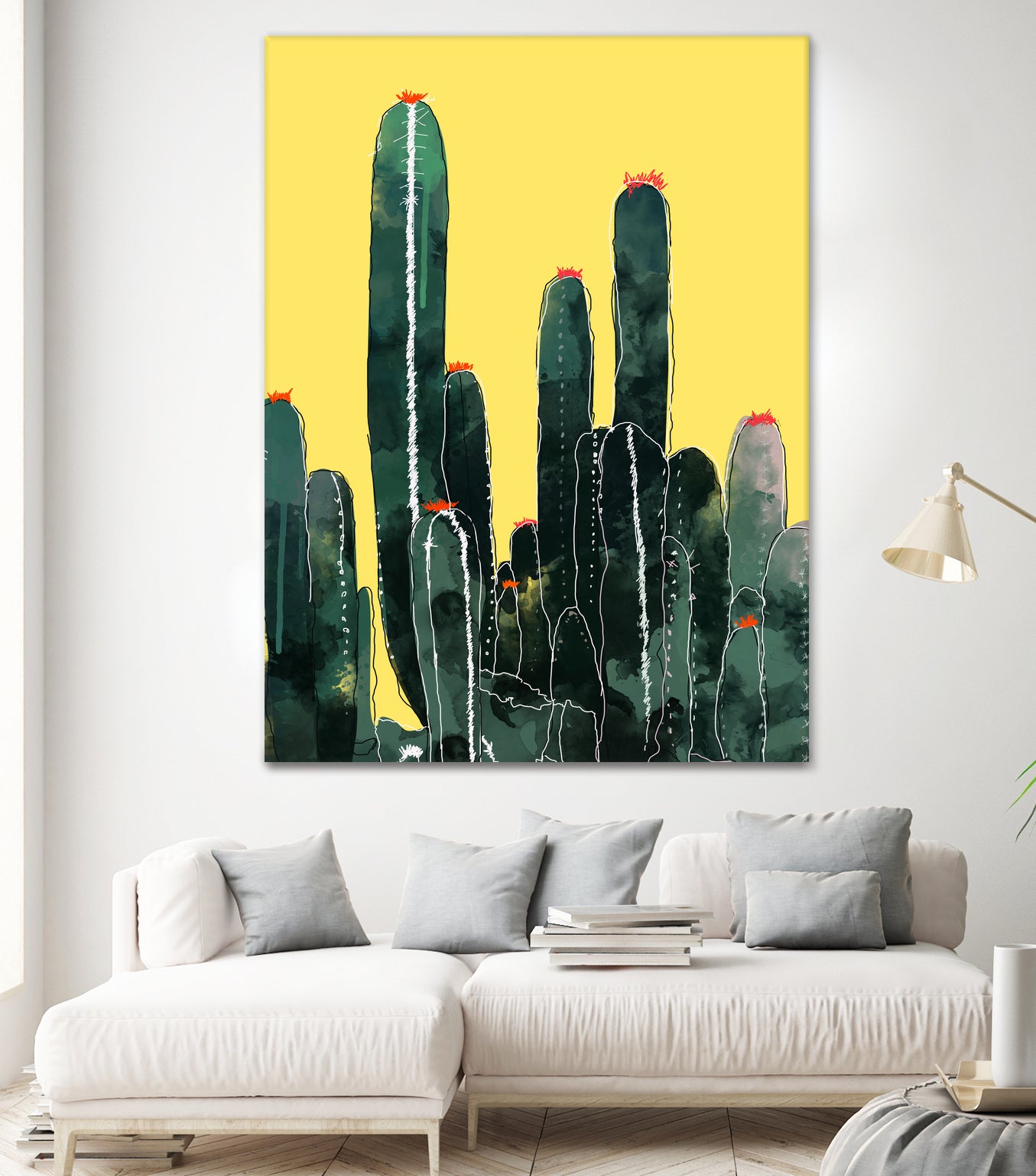 Cactus by Ümmühan Türk on GIANT ART - green digital painting