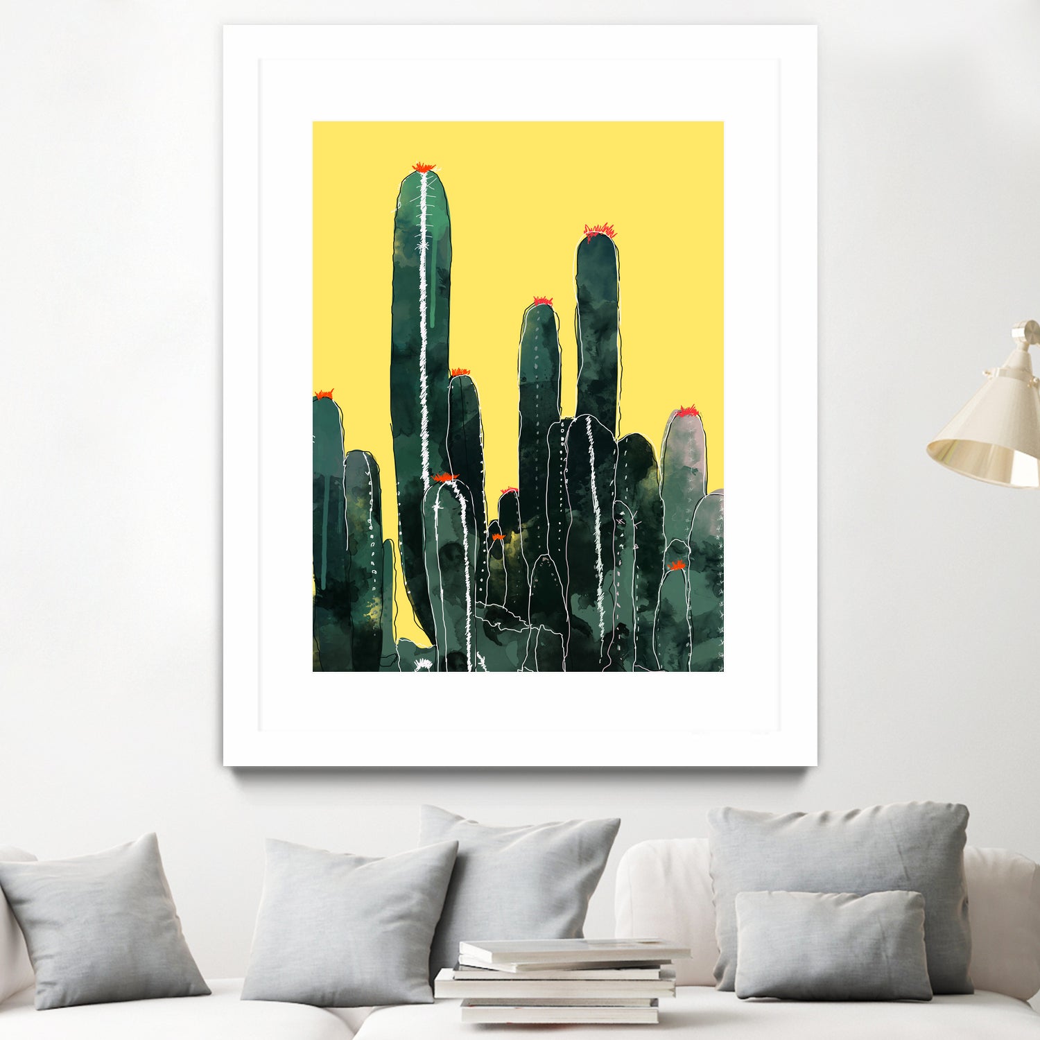 Cactus by Ümmühan Türk on GIANT ART - green digital painting