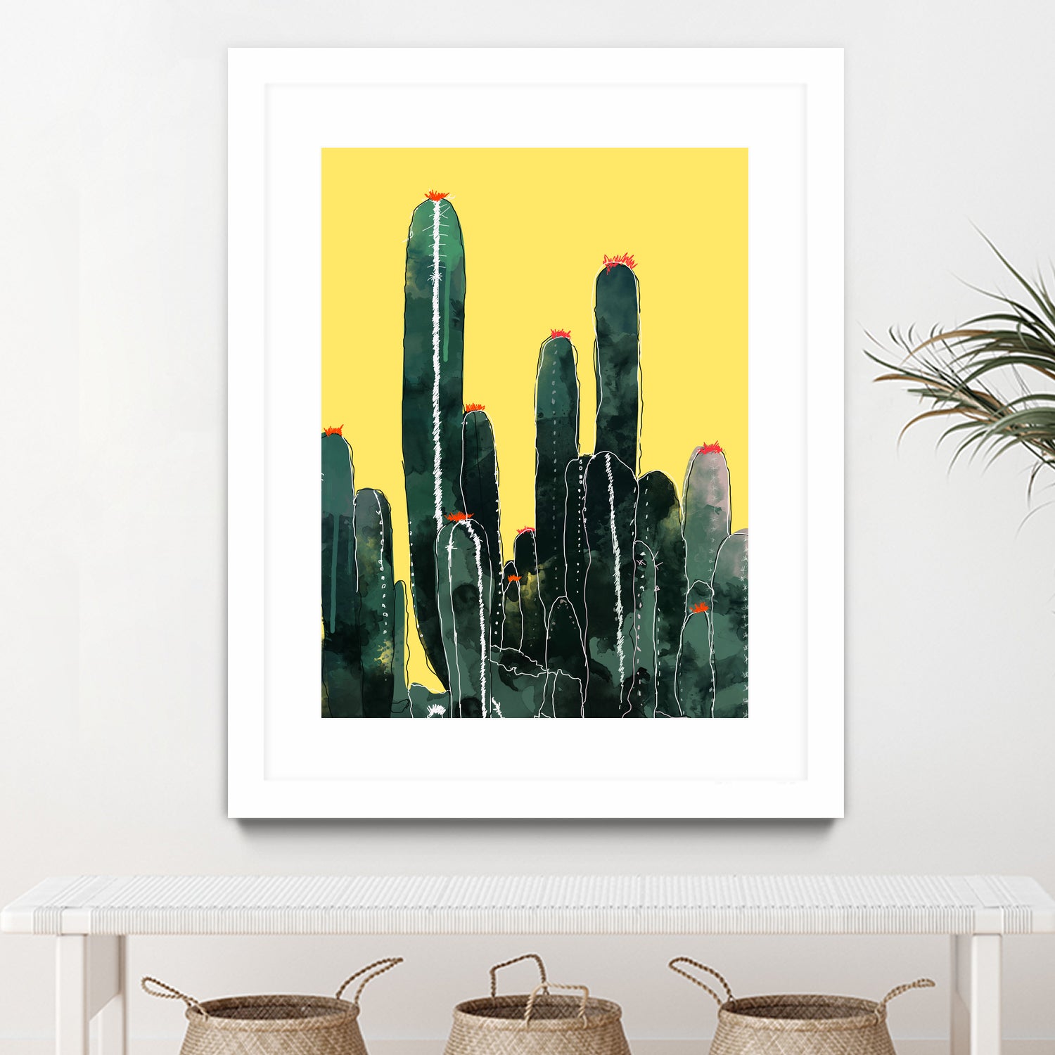 Cactus by Ümmühan Türk on GIANT ART - green digital painting