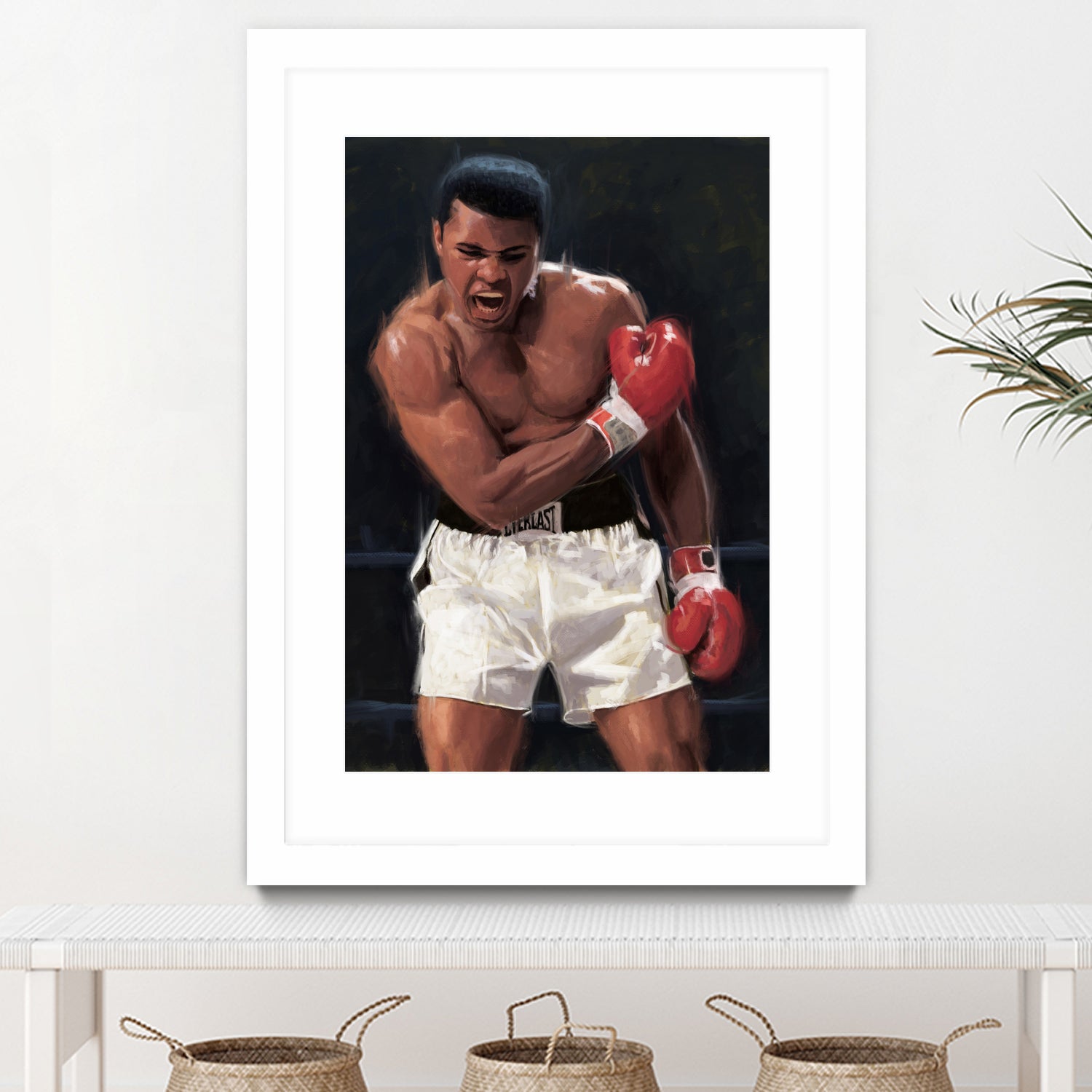 The Greatest Boxer by Ahmad Kadi on GIANT ART - black digital painting