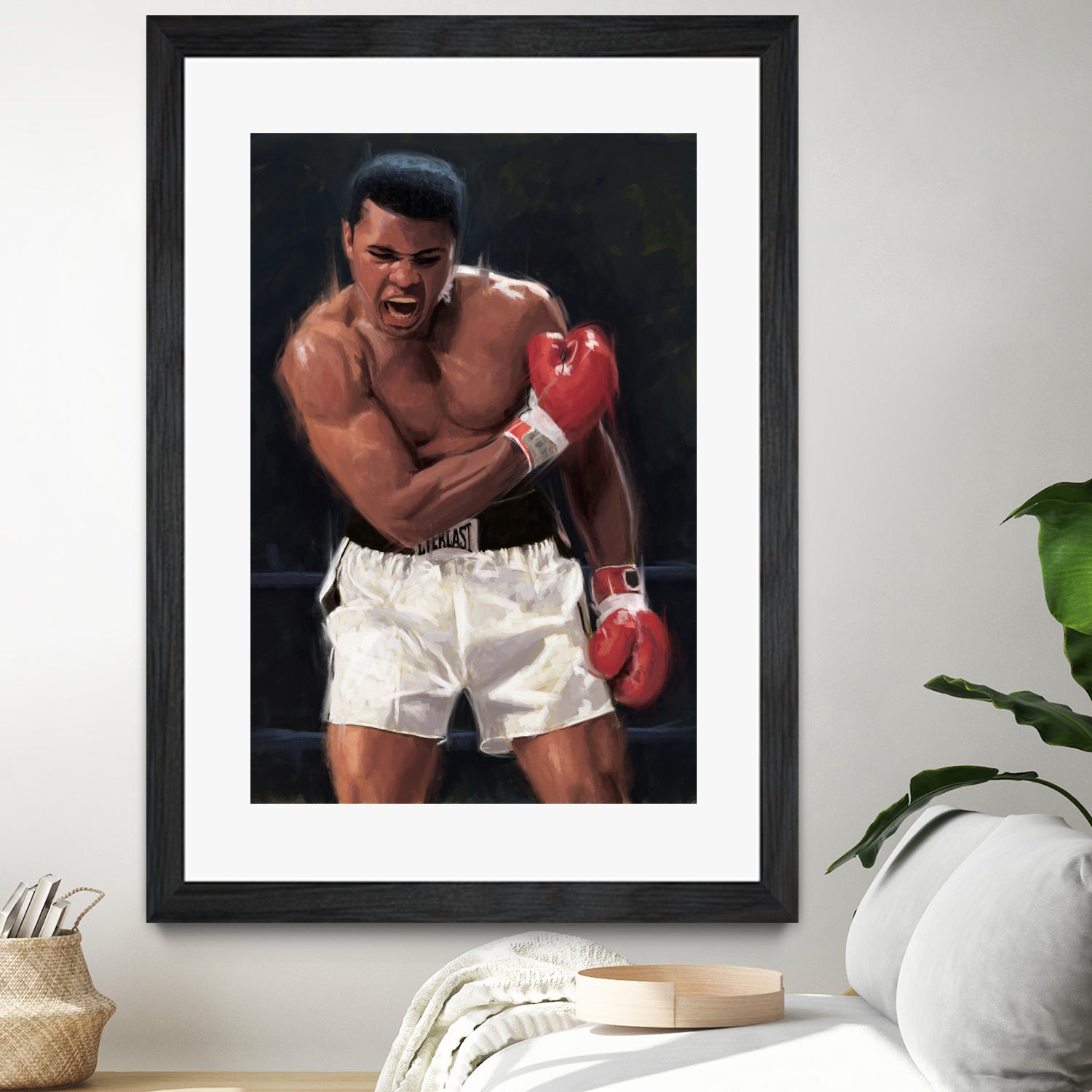 The Greatest Boxer by Ahmad Kadi on GIANT ART - black digital painting