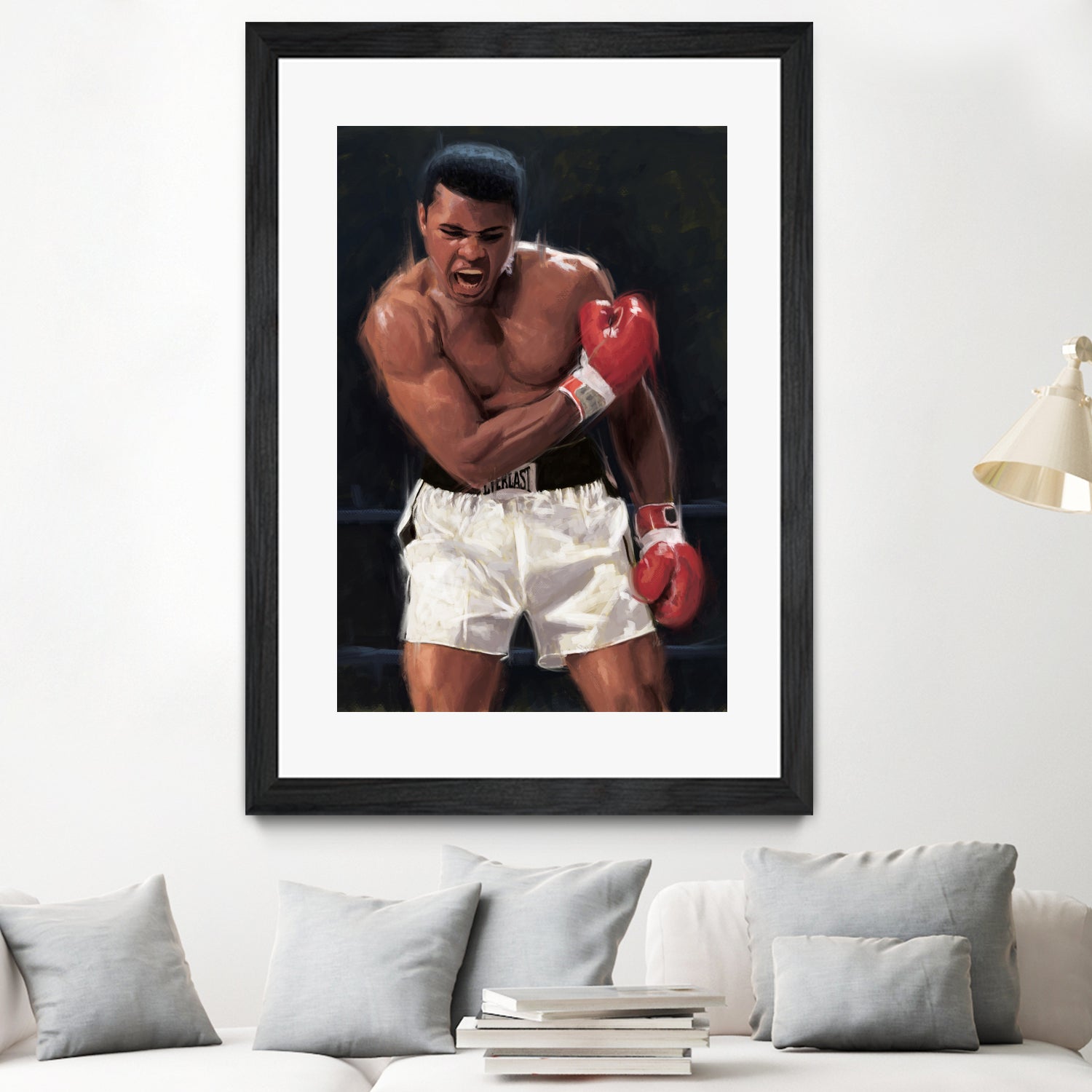 The Greatest Boxer by Ahmad Kadi on GIANT ART - black digital painting