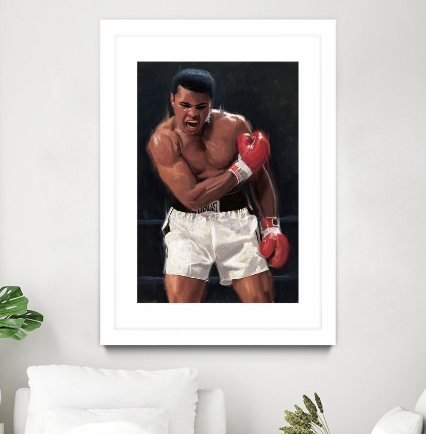 The Greatest Boxer by Ahmad Kadi on GIANT ART - black digital painting