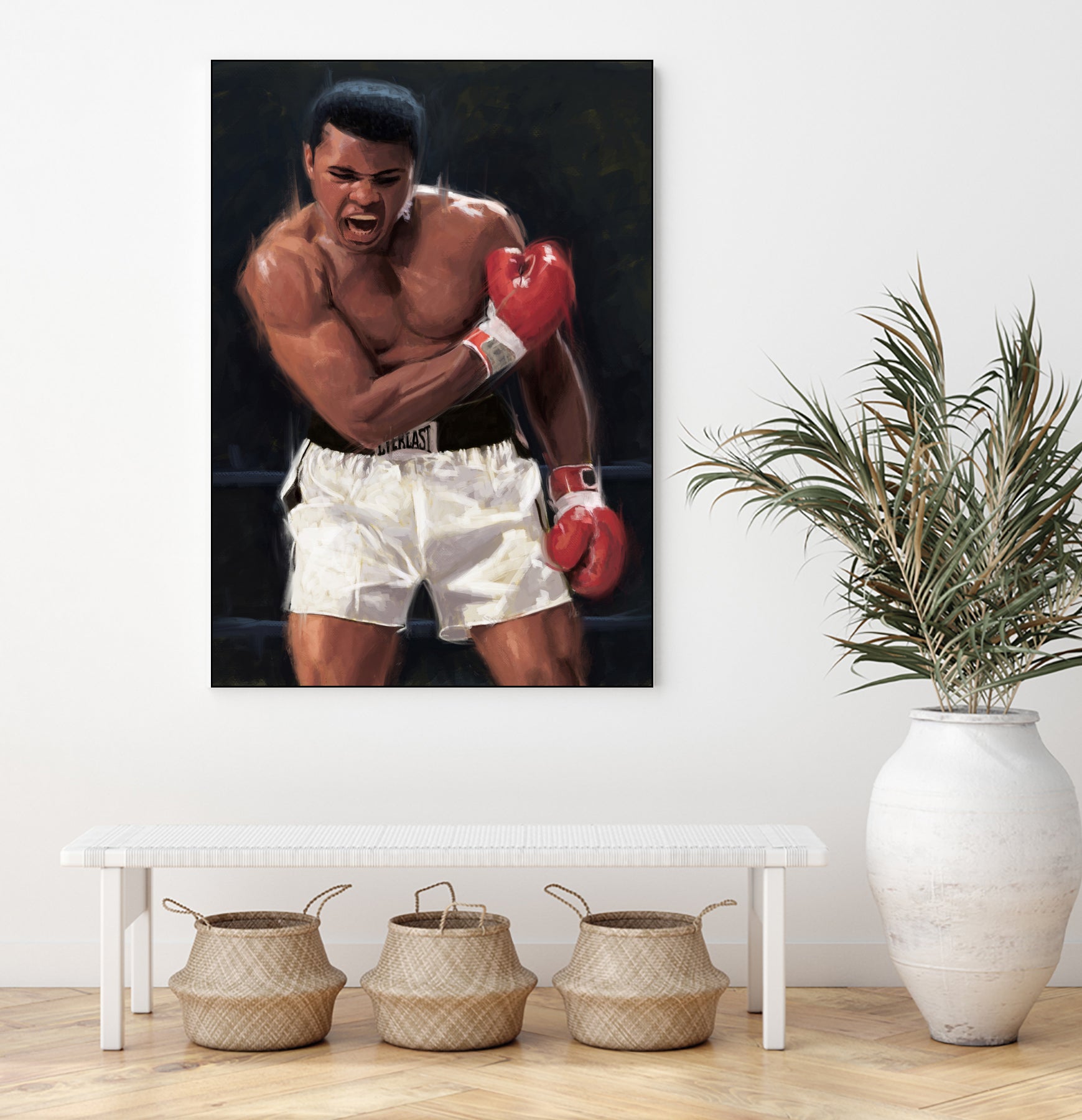 The Greatest Boxer by Ahmad Kadi on GIANT ART - black digital painting