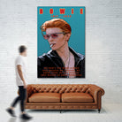 Bowie: Memento mori by Dan Avenell on GIANT ART - blue digital painting