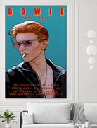 Bowie: Memento mori by Dan Avenell on GIANT ART - blue digital painting