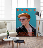 Bowie: Memento mori by Dan Avenell on GIANT ART - blue digital painting