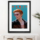 Bowie: Memento mori by Dan Avenell on GIANT ART - blue digital painting