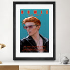 Bowie: Memento mori by Dan Avenell on GIANT ART - blue digital painting