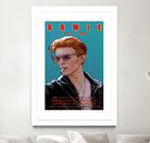 Bowie: Memento mori by Dan Avenell on GIANT ART - blue digital painting