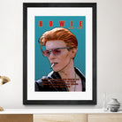 Bowie: Memento mori by Dan Avenell on GIANT ART - blue digital painting