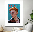 Bowie: Memento mori by Dan Avenell on GIANT ART - blue digital painting