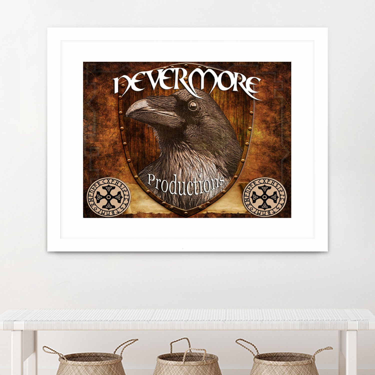 Nevermore_Designs Logo by Gregory Boone on GIANT ART - white digital painting