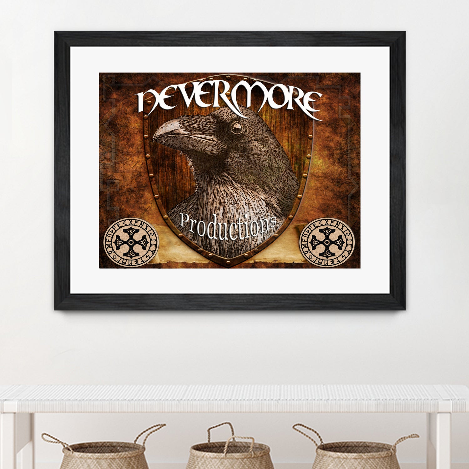 Nevermore_Designs Logo by Gregory Boone on GIANT ART - white digital painting