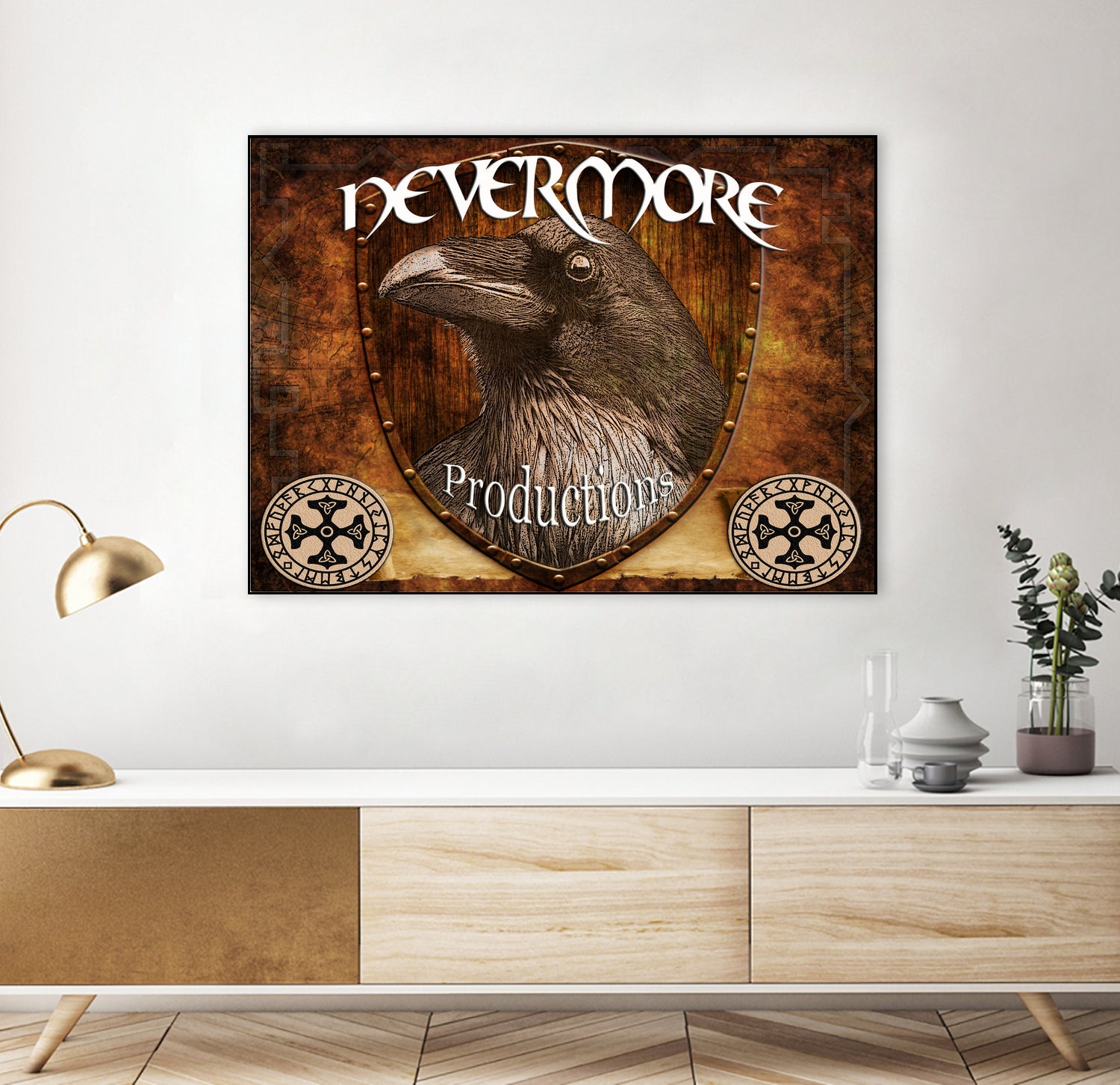 Nevermore_Designs Logo by Gregory Boone on GIANT ART - white digital painting