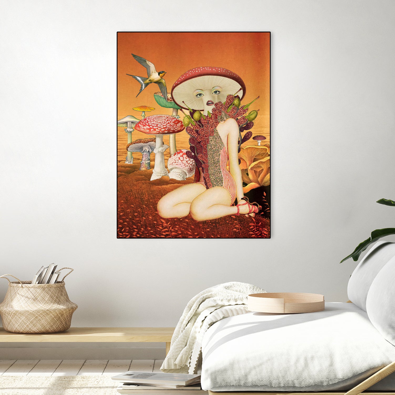 funky fungus by Julia Lillard on GIANT ART - orange photo manipulation