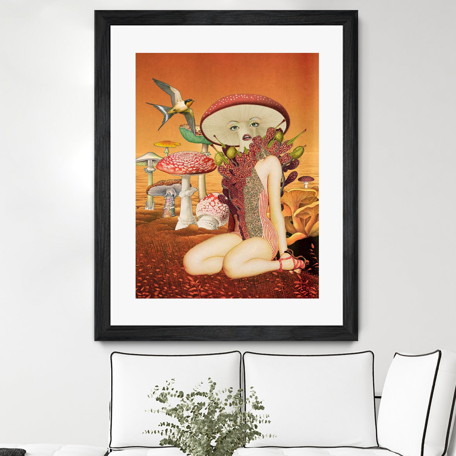 funky fungus by Julia Lillard on GIANT ART - orange photo manipulation