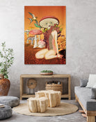 funky fungus by Julia Lillard on GIANT ART - orange photo manipulation