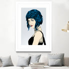 Ramona Flowers by Paola Morpheus on GIANT ART - blue digital painting