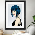 Ramona Flowers by Paola Morpheus on GIANT ART - blue digital painting