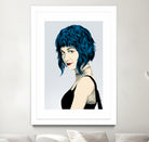 Ramona Flowers by Paola Morpheus on GIANT ART - blue digital painting