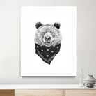 Wild bear by Solti Balázs on GIANT ART - white digital drawing