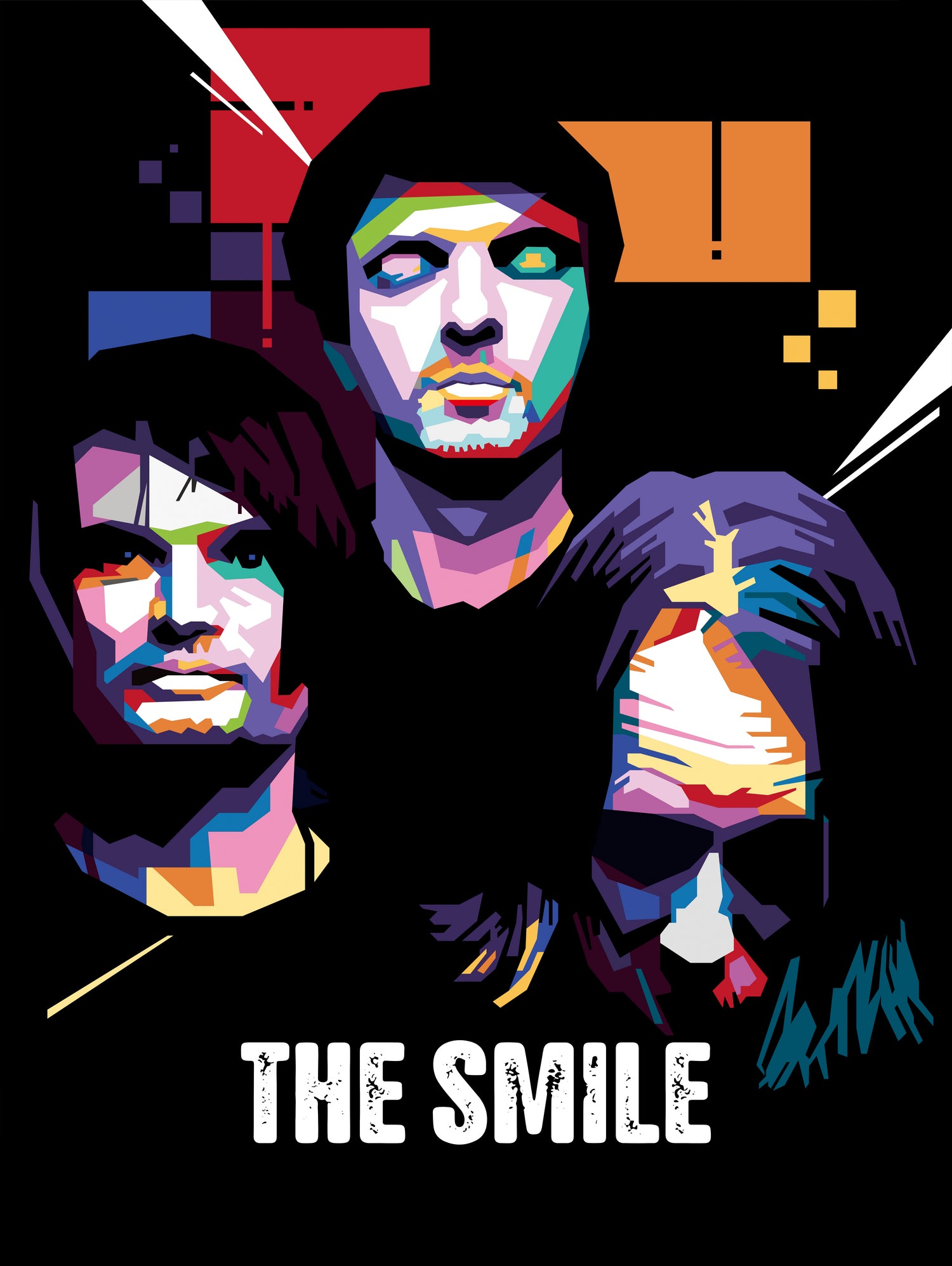 The Smile by Mohamad Helmi on GIANT ART - black vector illustration