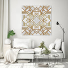 Art Deco 1 by Elisabeth Fredriksson on GIANT ART - white mixed media