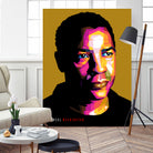 Denzel Washington by Sherlock Wijaya on GIANT ART - white photo illustration