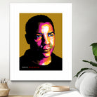 Denzel Washington by Sherlock Wijaya on GIANT ART - white photo illustration