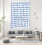 RAINDROPS by austeja platukyte on GIANT ART - blue digital painting