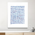 RAINDROPS by austeja platukyte on GIANT ART - blue digital painting