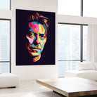 DAVID BOWIE Pop Art WPAP by Karinne Pyrena on GIANT ART - black digital drawing