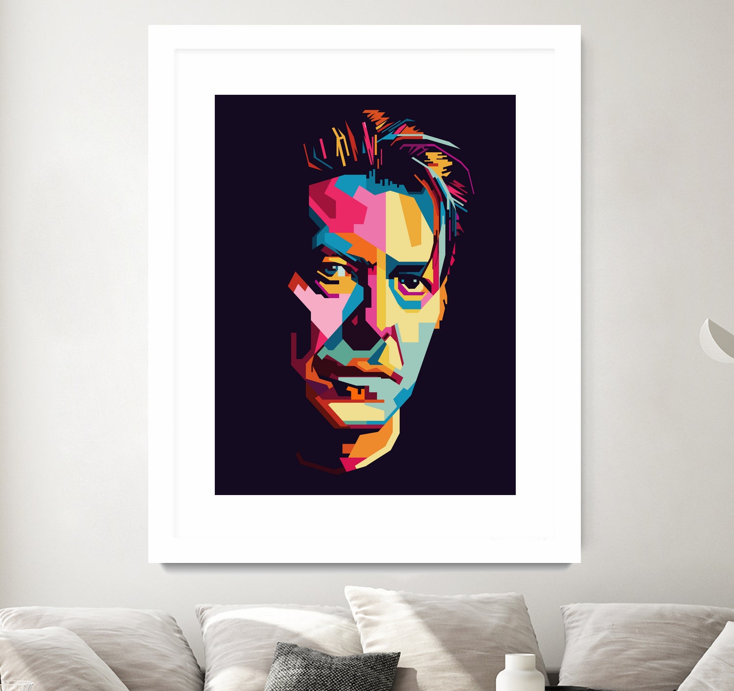 DAVID BOWIE Pop Art WPAP by Karinne Pyrena on GIANT ART - black digital drawing