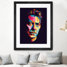 DAVID BOWIE Pop Art WPAP by Karinne Pyrena on GIANT ART - black digital drawing