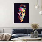 DAVID BOWIE Pop Art WPAP by Karinne Pyrena on GIANT ART - black digital drawing