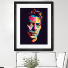 DAVID BOWIE Pop Art WPAP by Karinne Pyrena on GIANT ART - black digital drawing