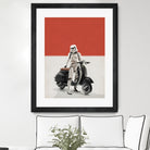 VESPA TROOOPER by Vin Zzep on GIANT ART - white digital painting