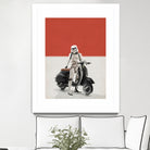 VESPA TROOOPER by Vin Zzep on GIANT ART - white digital painting