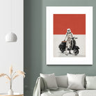 VESPA TROOOPER by Vin Zzep on GIANT ART - white digital painting